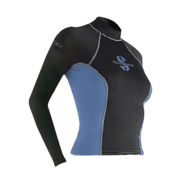 Scubapro T-Flex Long Sleeve Black/Blue