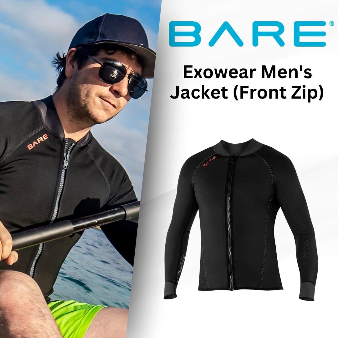 BARE Exowear Men’s Front Zip Jacket