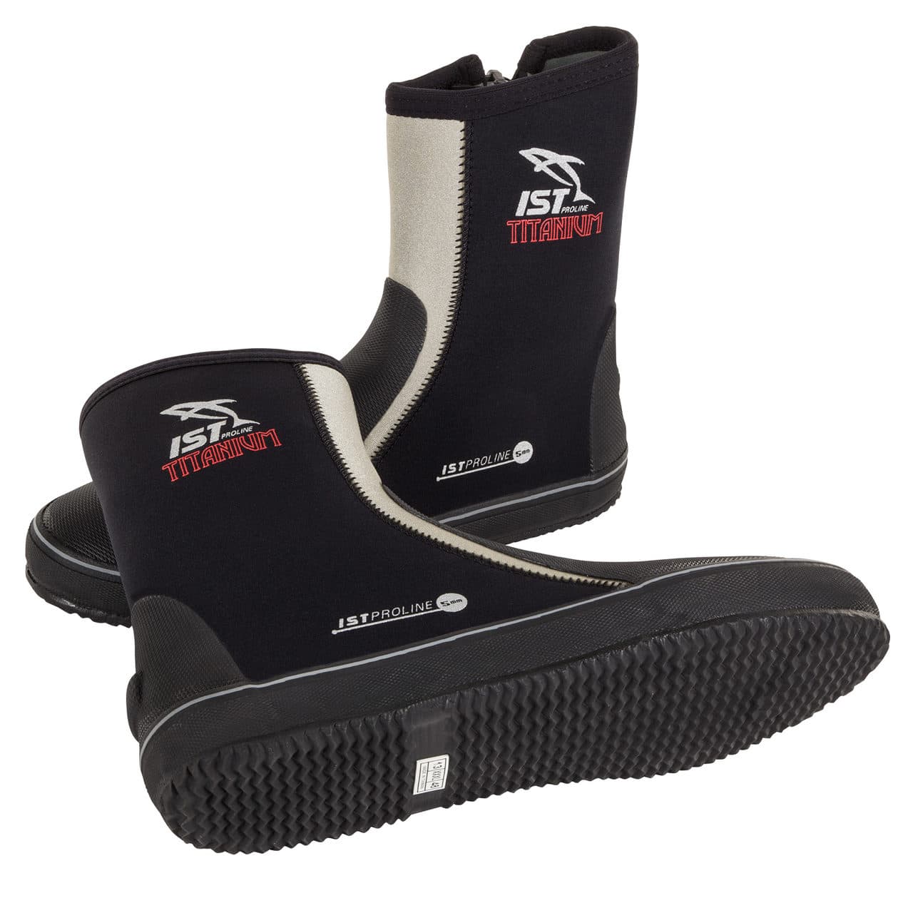 Dive Boots 5mm IST Titanium (size 4 & 5 Only)