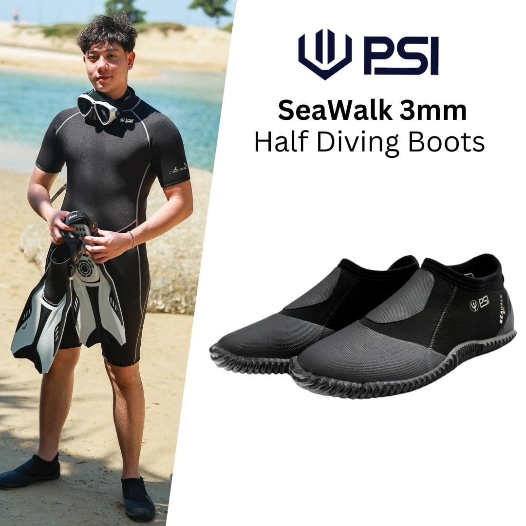 PSI SeaWalk 3mm Diving Half Boots